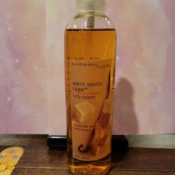 Bath & Body Works Pleasures Original Body Splash Warm Vanilla Sugar  8oz. Rare V