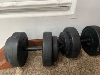 weights 20 pounds each