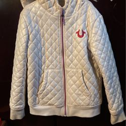 True Religion Jacket Hot Pink And White 