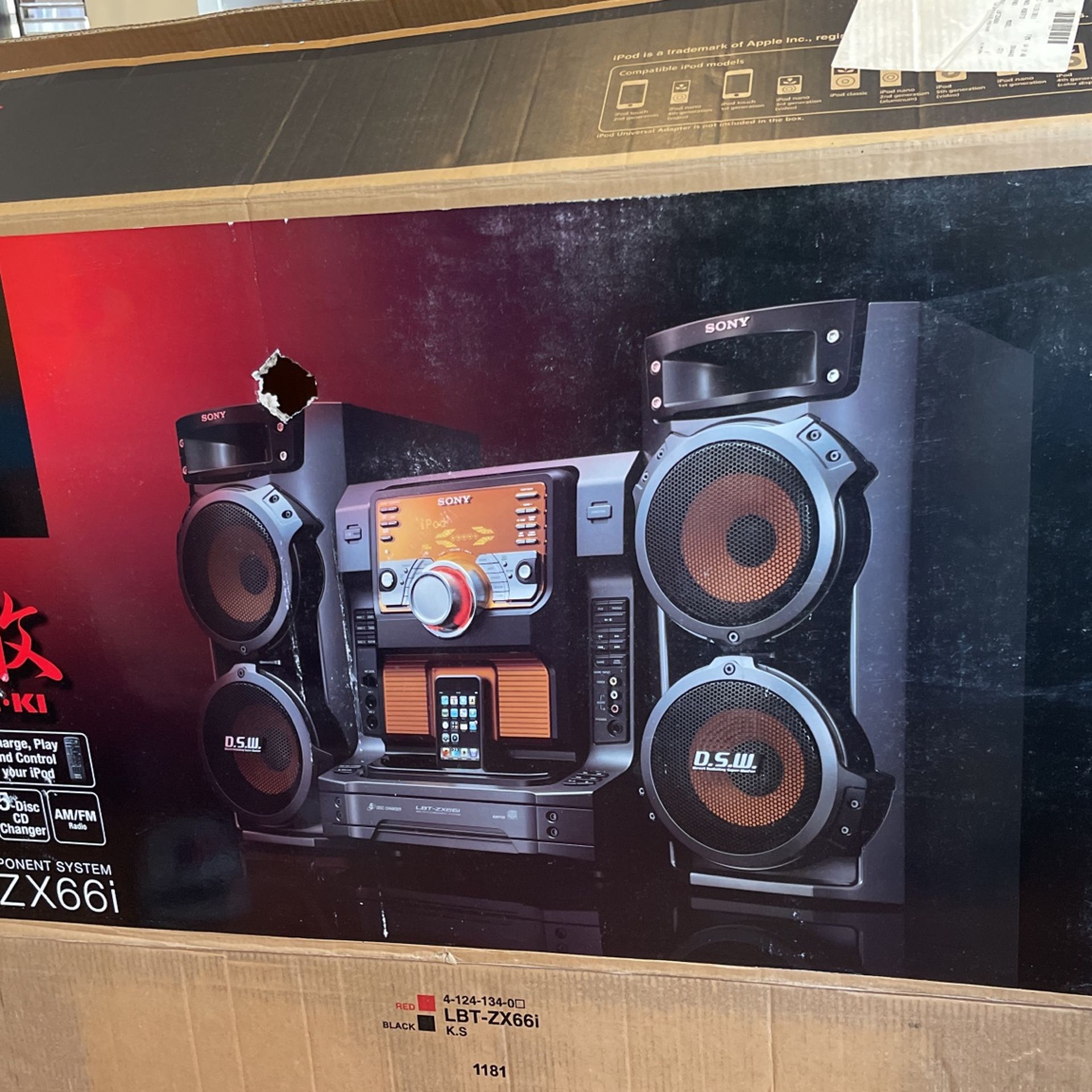 RADIO SONY STEREO LBT ZX99I MUTEKI 720 W HI FI SYSTEM W RADIO SONY STEREO LBT ZX99I MUTEKI 720 W HI FI SYSTEM W
