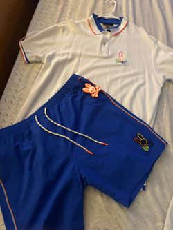 Psycho Bunny Polo Shirt and Shorts Set