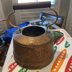 Vintage Antique Copper Tea Pot
