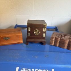 Set Of 3 Jewelry/Trinket Boxes