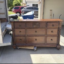 Real Wood dresser With mirror