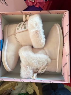 Juicy Couture Faux Fur Ankle Boots