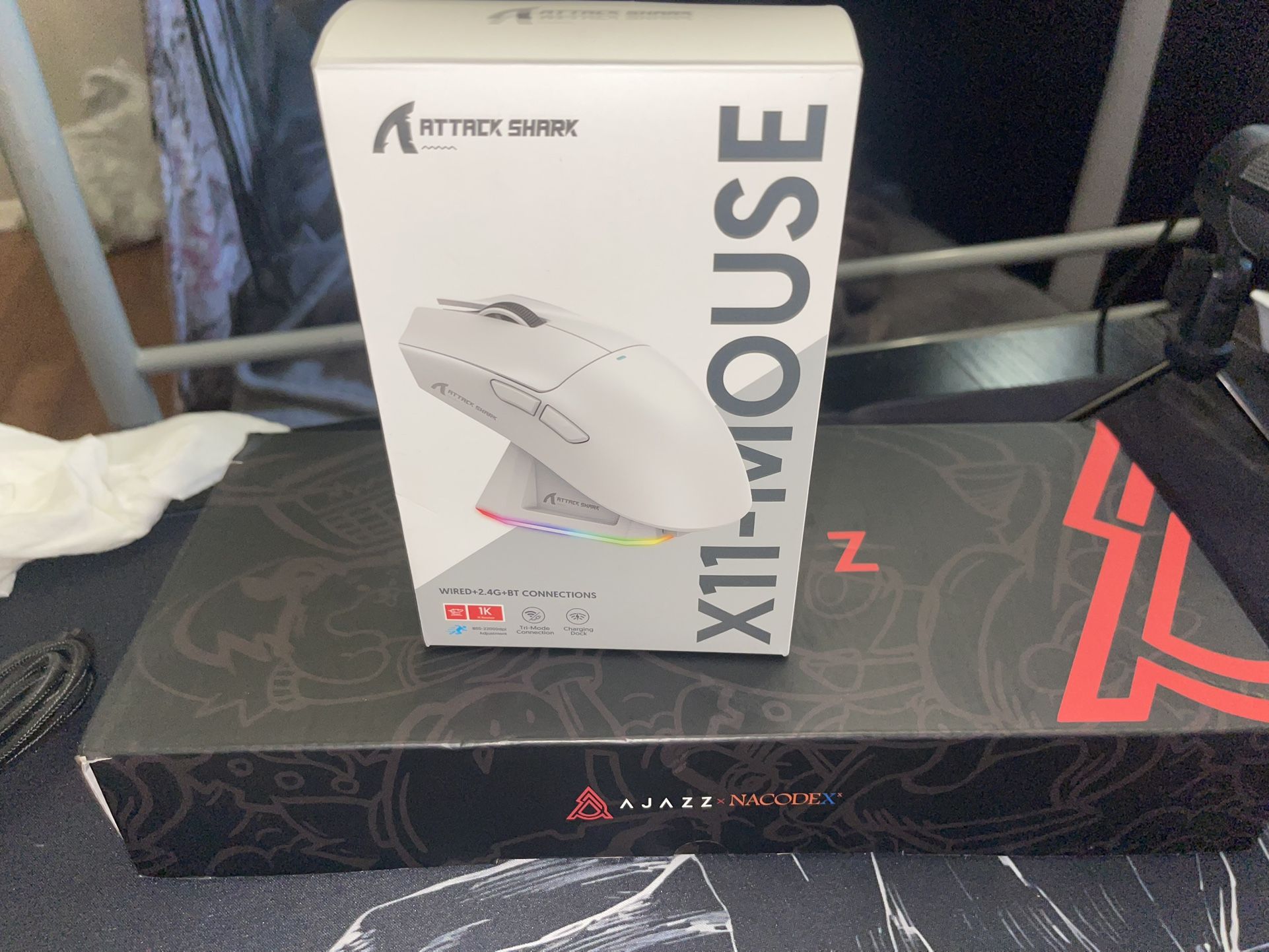 AJAZZ Keyboard and Attack Shark Mouse