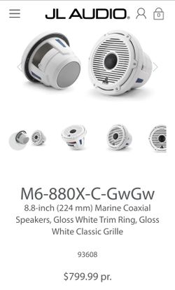 JL Audio M6 8.8 Classic Grill 