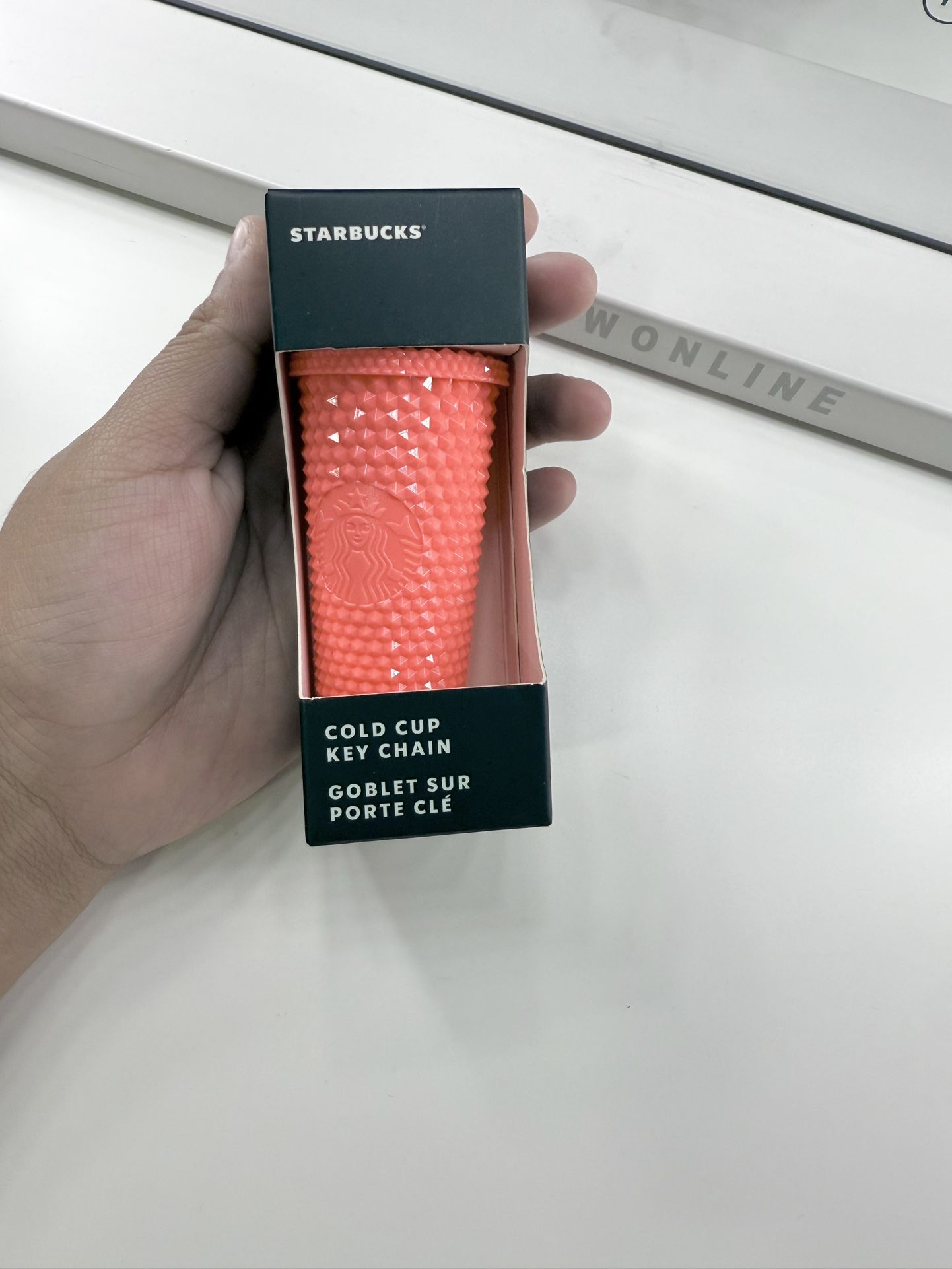 Starbucks Dragon Fruit Studded Keychain 