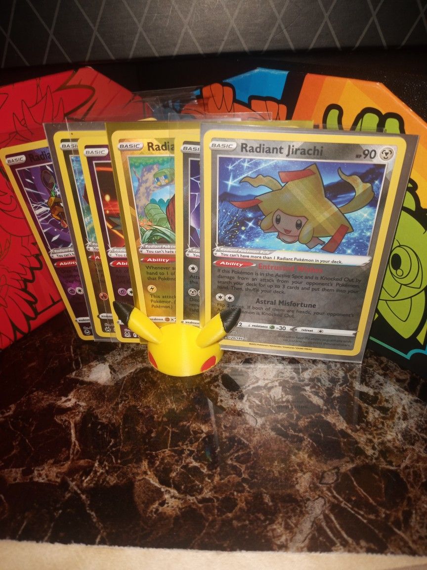 Pokemon 6 Radiant Card Bundle All Nm Condition