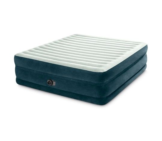 Intex 24" King Dream Lux Pillow-Top Dura-Beam Airbed Mattress with B