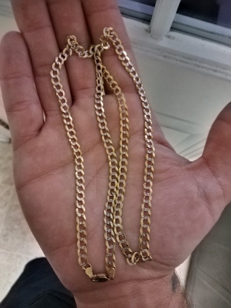 10k Gold Chain With Diamonds