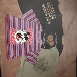 Five Large Girl T Shirts. 