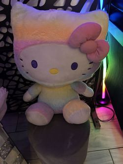 Fiesta Sanrio Hello Kitty Plush Rainbow Sherbert Soft Stuffed