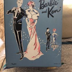 Vintage#3 Ponytail Barbie 1960, Ken Doll 1963, Midge & Allan & Skipper