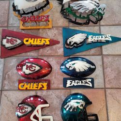 NFL Metal Art -Suns, Football, Helmet, Flag
