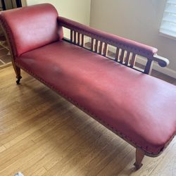 Antique Victorian Chaise Longue