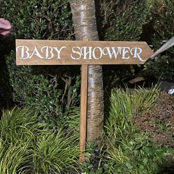 Baby Shower Arrow Sign 