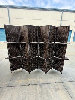 Wicker Room Divider