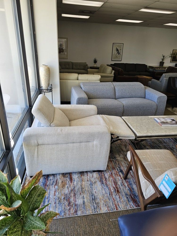 2-pc Fabric Loveseat-Nevio