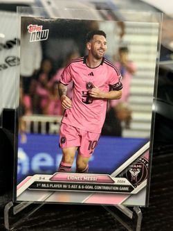 2024 Topps Now MLS Lionel Messi Inter Miami CF