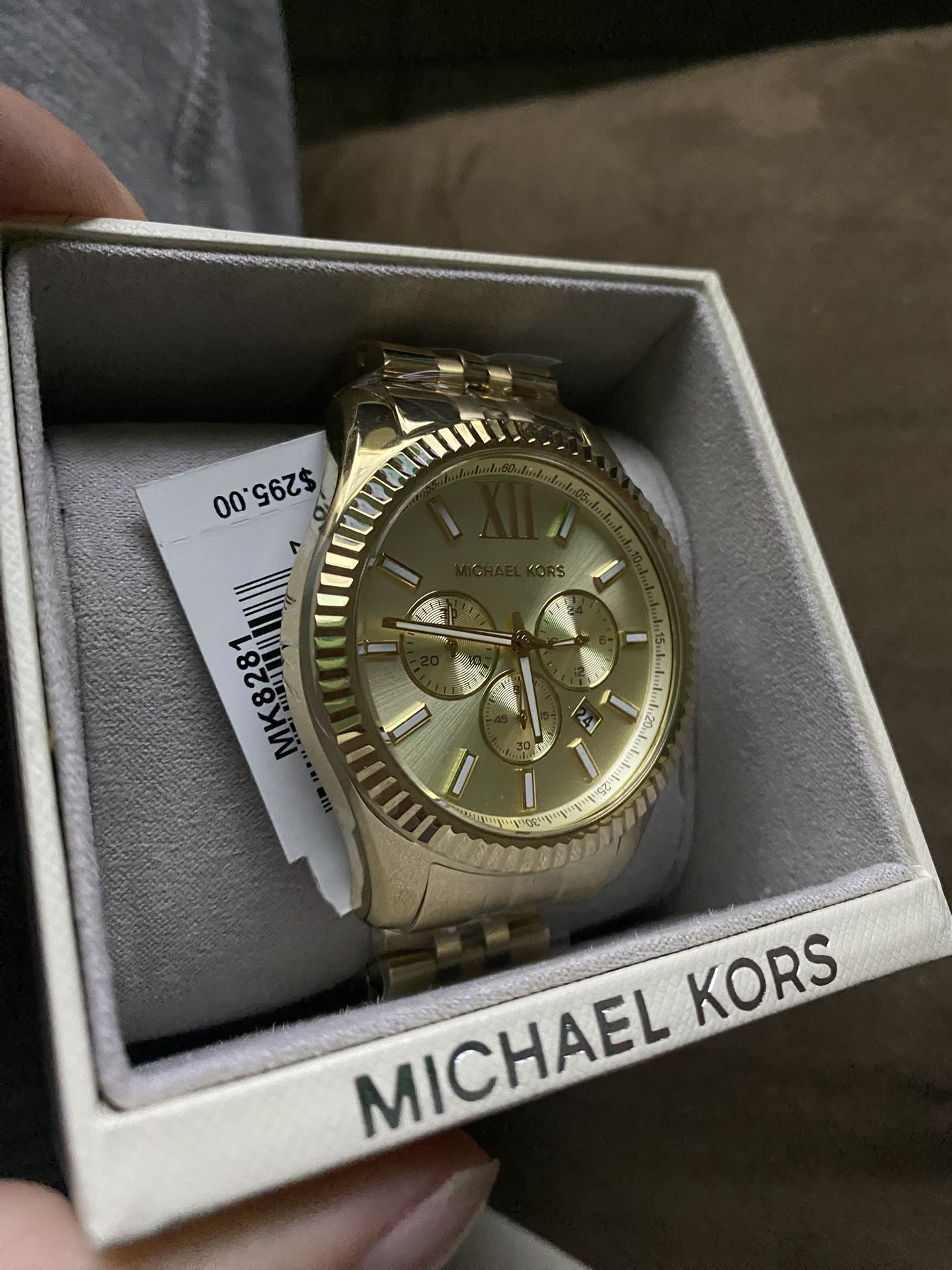 Michael Kors Men’s Gold/Green Watch