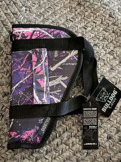 Muddy Girl Bulldog Cases Pink Camo Gun Holster