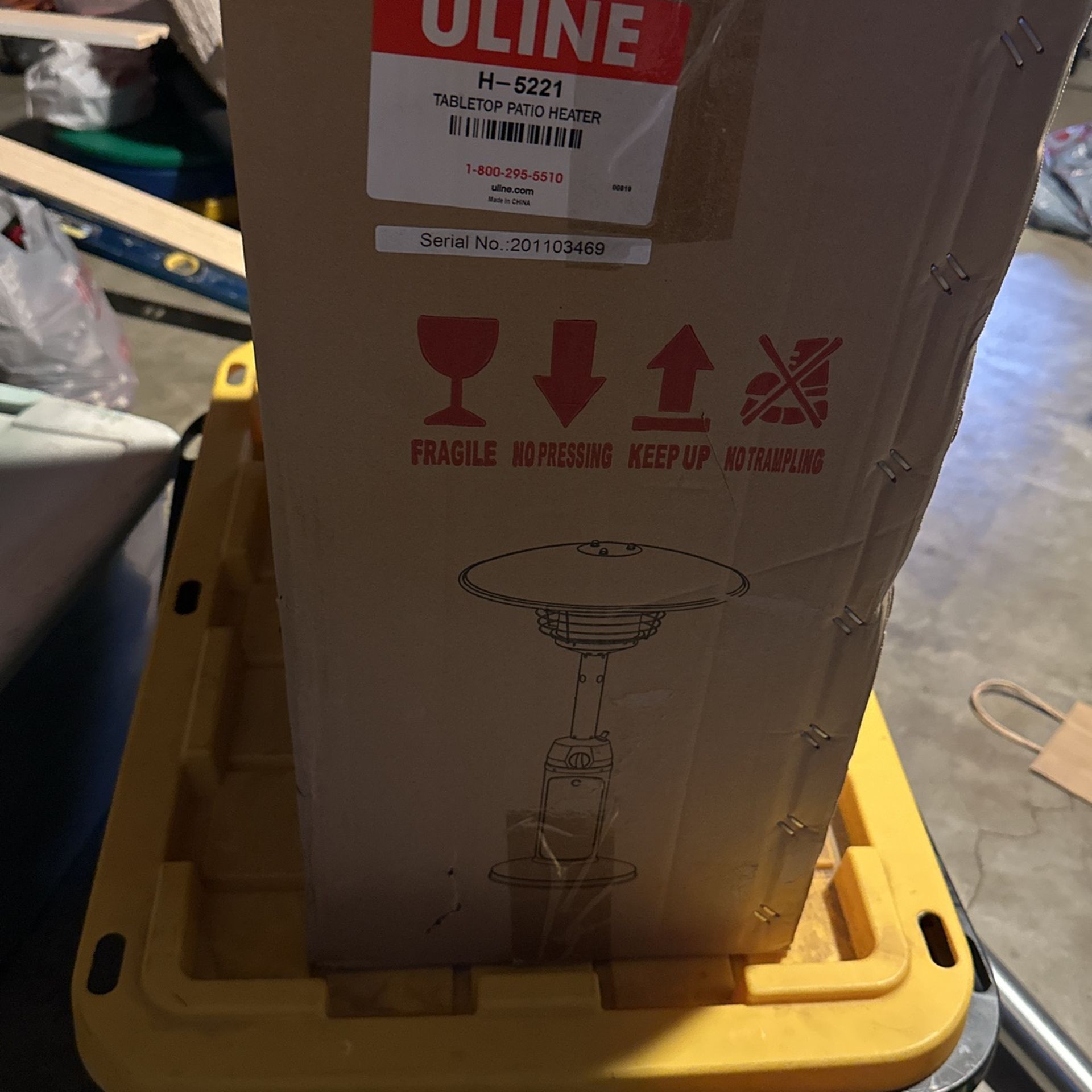 Uline Tabletop Heater H 5221