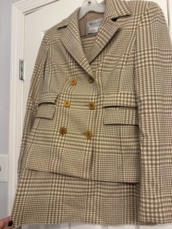Houndstooth Wool Suit
