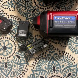 Toro Flex-Force 60-Volt Max 2.5 Amp Lit-Ion Battery 88925 & Charger 88902 New