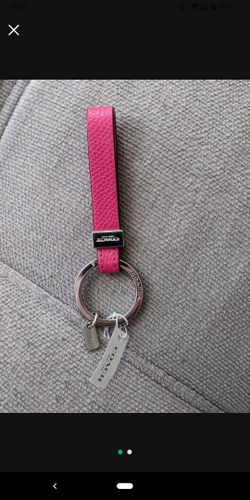 Coach key ring fob