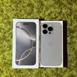 iPhone 16 Pro | 256GB | Natural Titanium | Factory Unlocked