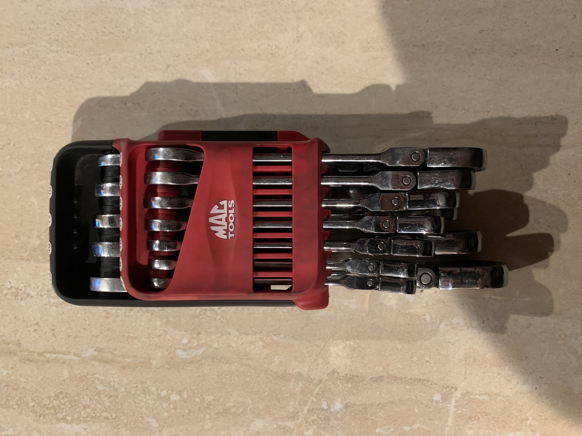 Mac Tools 12pc Metric Flexible Head Ratcheting Wrench Set