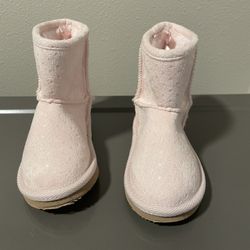 Size 7, Toddler Girls , Pink Snow Boots