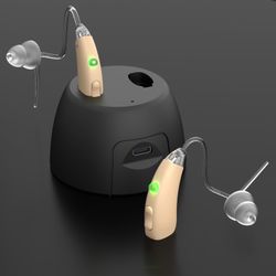 brand new Hearing Aid Rechargeable, Hearing Aids for Seniors, Behind-The-Ear (BTE) Hearing Aid with Noise Cancelling for Adults, OTC Hearing Devices w