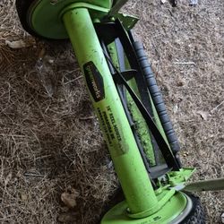 Greenworks Reel Lawn Mower 