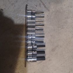 Snap On Tools Allen Hex SAE Socket..3/8..&..1/4 Drive 