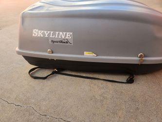 Roof cargo container Skyline sport rack. With lock and key