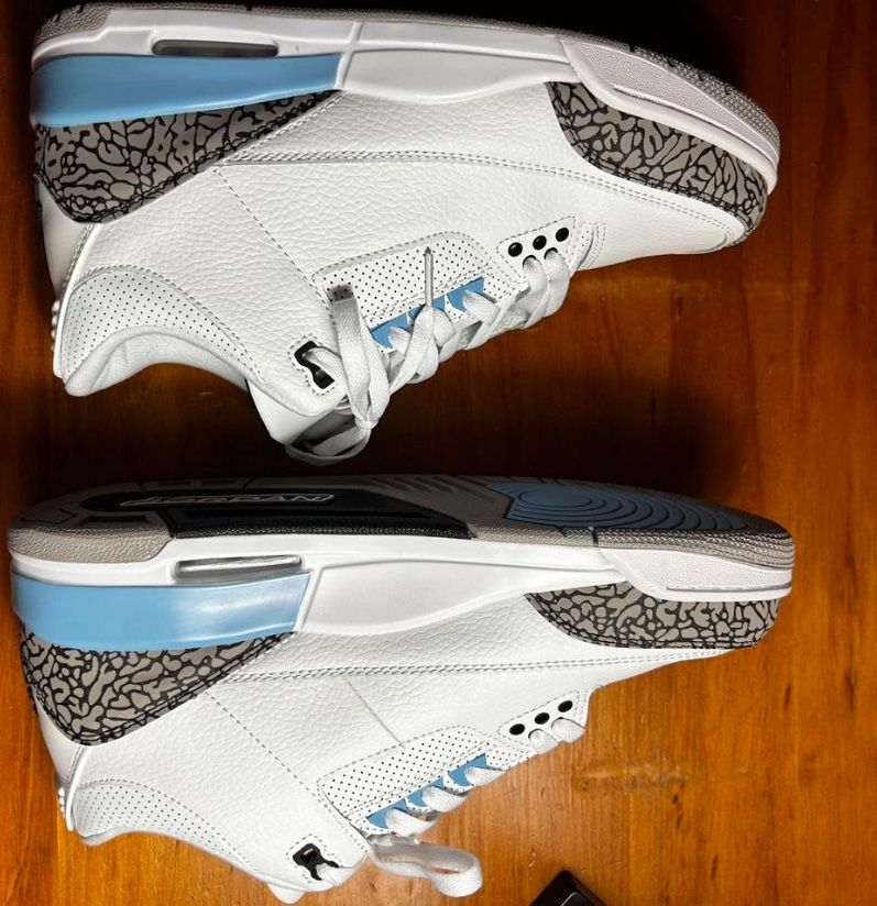 Jordan 3 UNC Brand New
