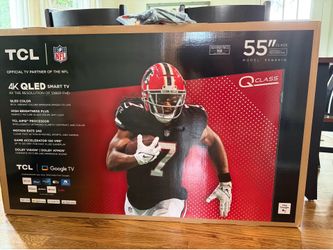 New TCL 55” 4K QLED TV