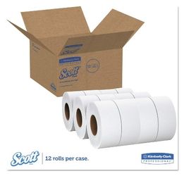 Case of 12 Scott Commercial Rolls, 2000', Scott Toilet Tissue, 07223