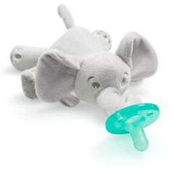 Elephant Snuggle Pacifier Holder 