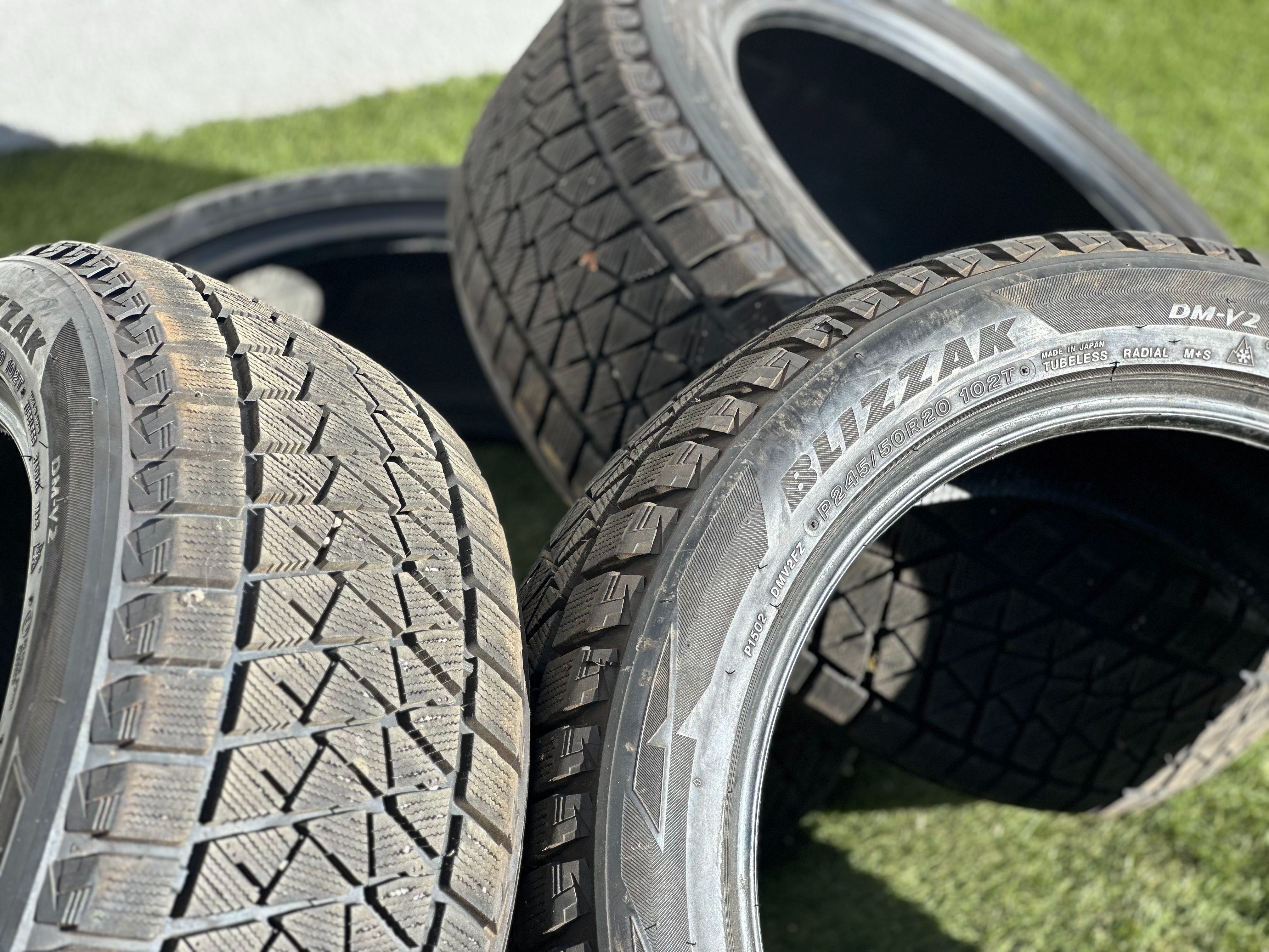 4x Snow Tires 245/50R20 Blizzak Acura Honda Ford Jeep Lincoln Chrysler Kia Hyndai