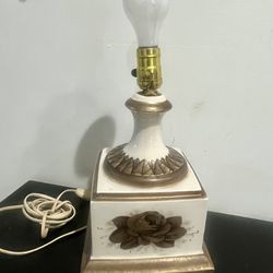 Beautiful Antique Vintage Ceramic Table Lamp
