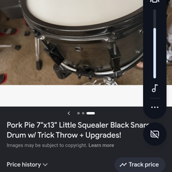 Snare drum  and case