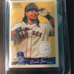 Red Sox  Jersey Card 