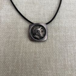 Sterling Silver Alexander the Great Pendant 