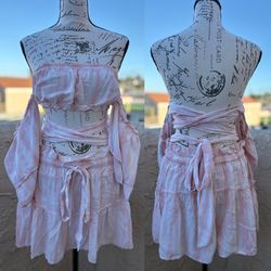 Blue Life pink tie dye off-the-