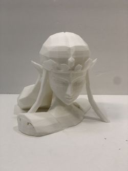 Zelda Princess SSBU Bust 3D Printed