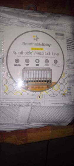 Breathable Baby Crib Liner. NEVER USED!!