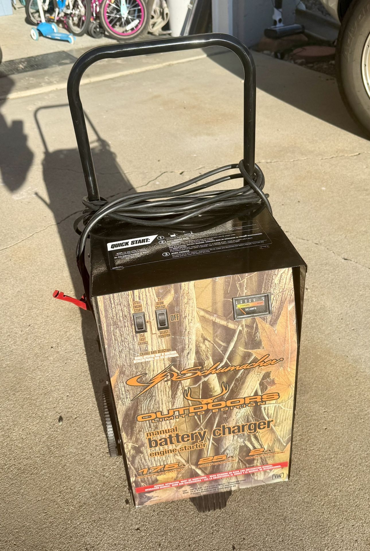 Battery Charger / Engine Starter…Outdoor Edition 